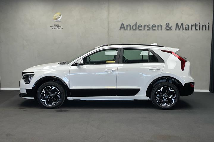 Hvid Kia Niro EV fra 2025