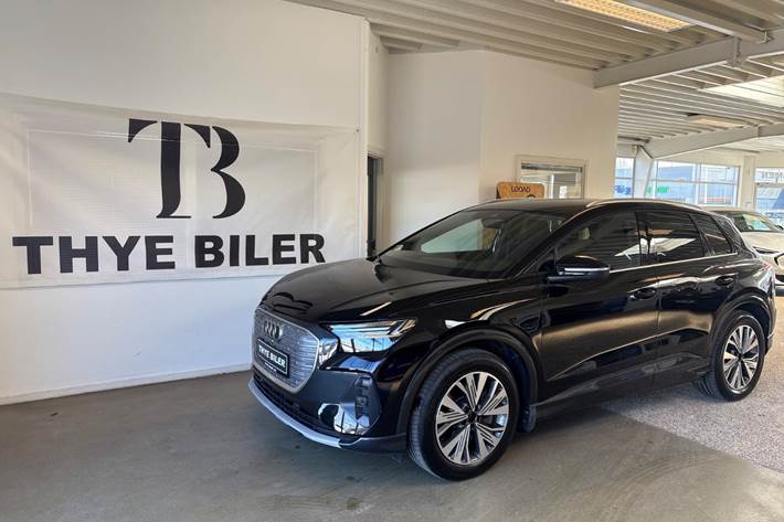Sort Audi Q4 e-tron fra 2023