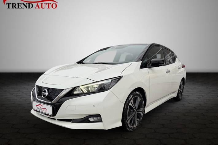 Hvid Nissan Leaf fra 2020