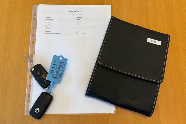 Blå VW UP! fra 2018