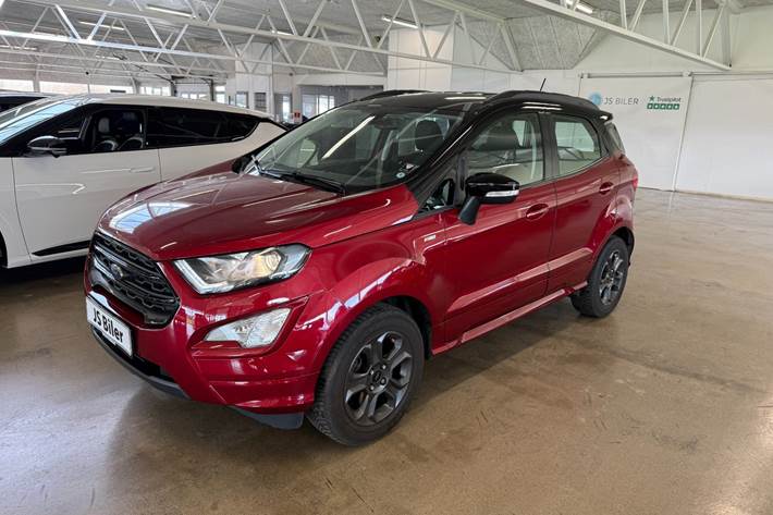 Rød Ford EcoSport fra 2018
