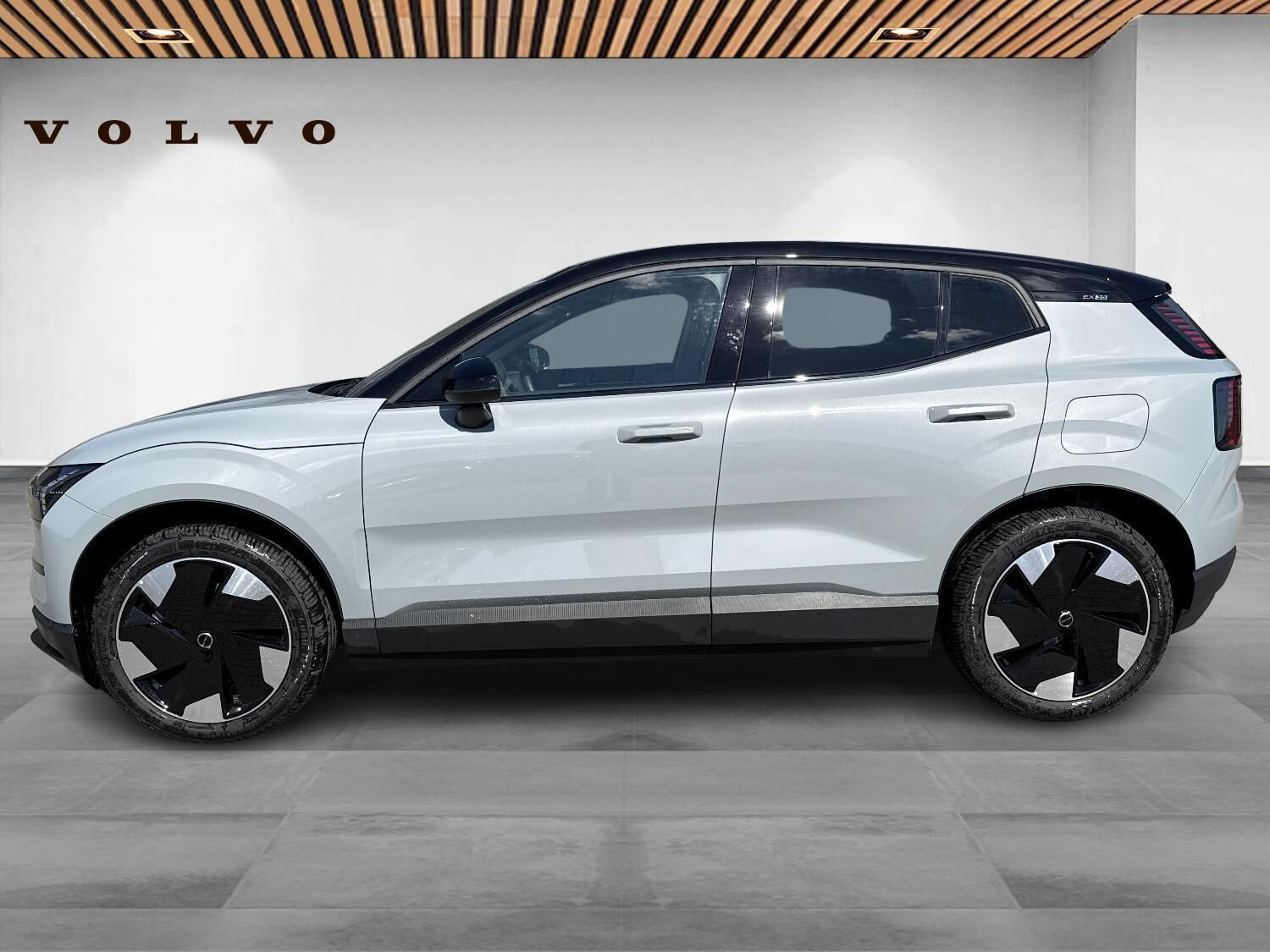 Grå Volvo EX30 fra 2025
