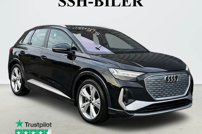Sort Audi Q4 e-tron fra 2024