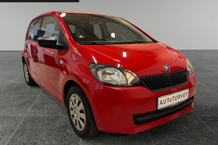 Rød Skoda Citigo fra 2017