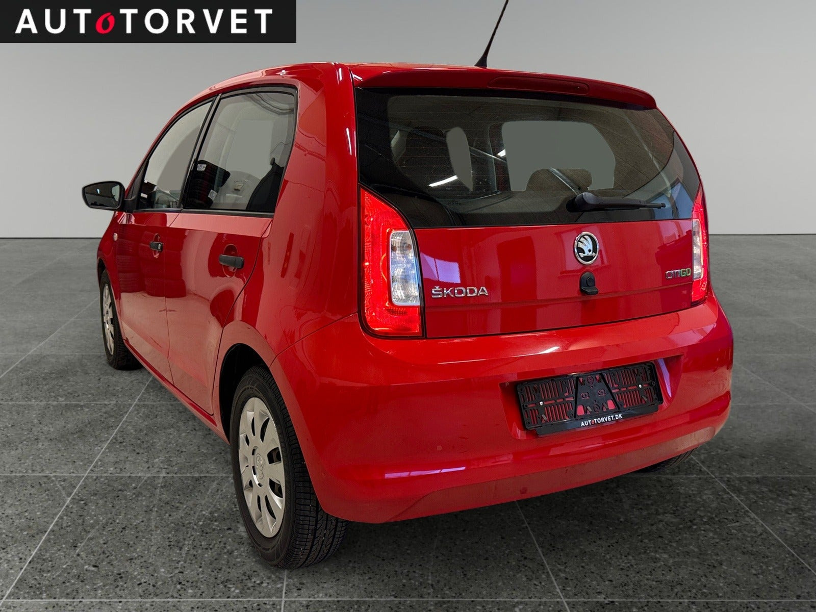 Rød Skoda Citigo fra 2017
