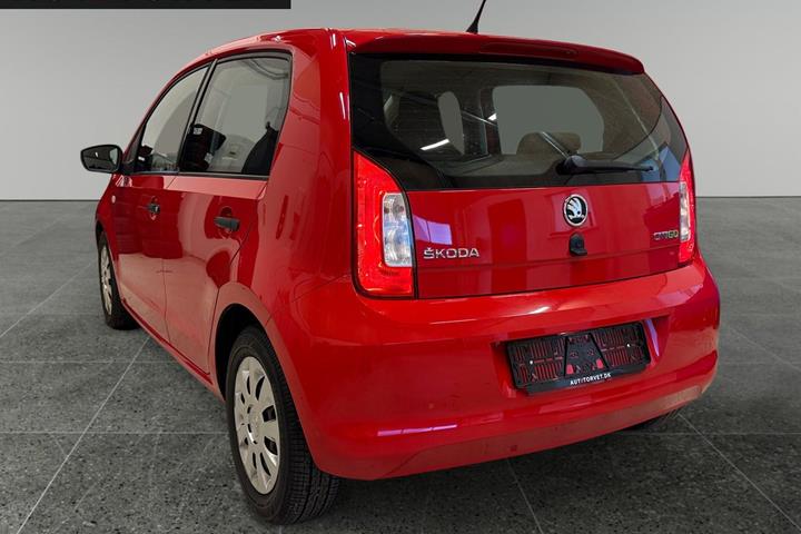 Rød Skoda Citigo fra 2017