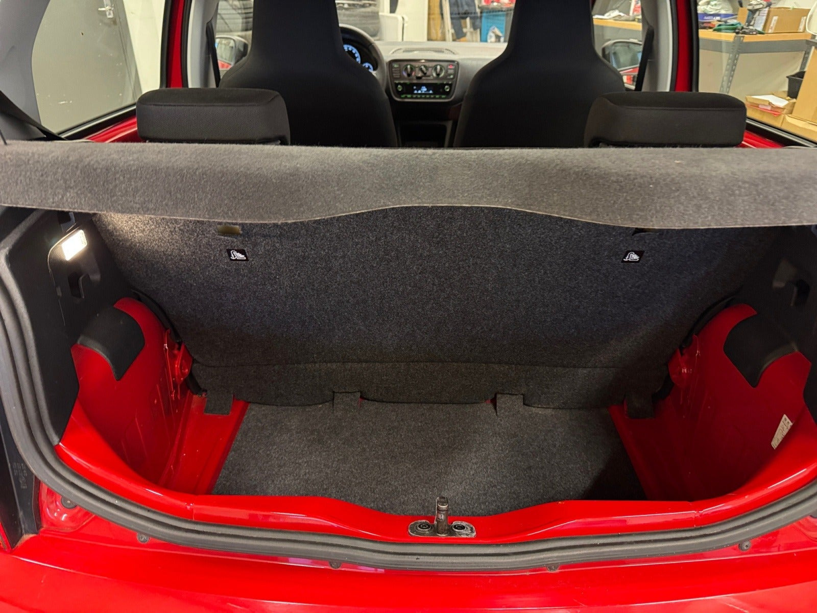 Rød Skoda Citigo fra 2017