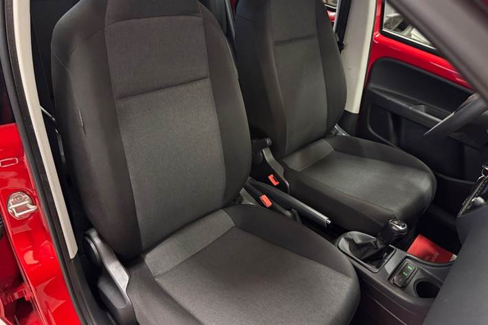 Rød Skoda Citigo fra 2017