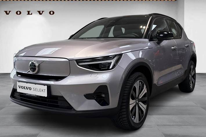 Sølv Volvo EX40 fra 2026