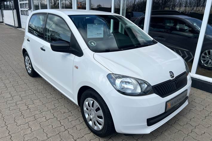 Hvid Skoda Citigo fra 2017