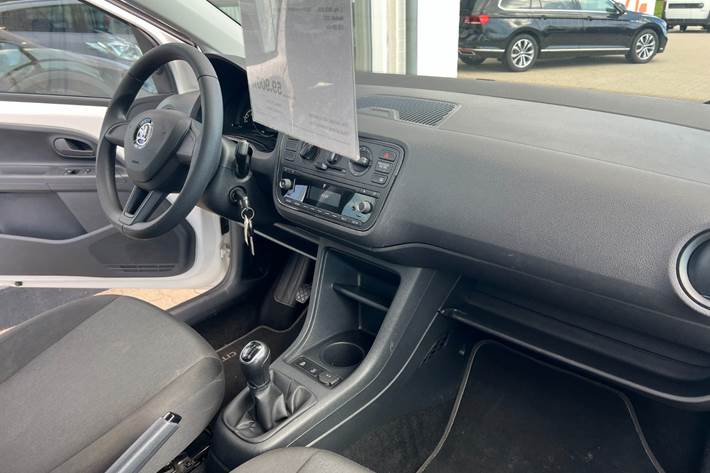 Hvid Skoda Citigo fra 2017