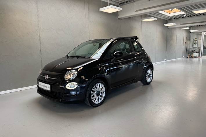 Sort Fiat 500C fra 2016