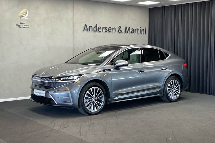 Grå Skoda Enyaq fra 2024