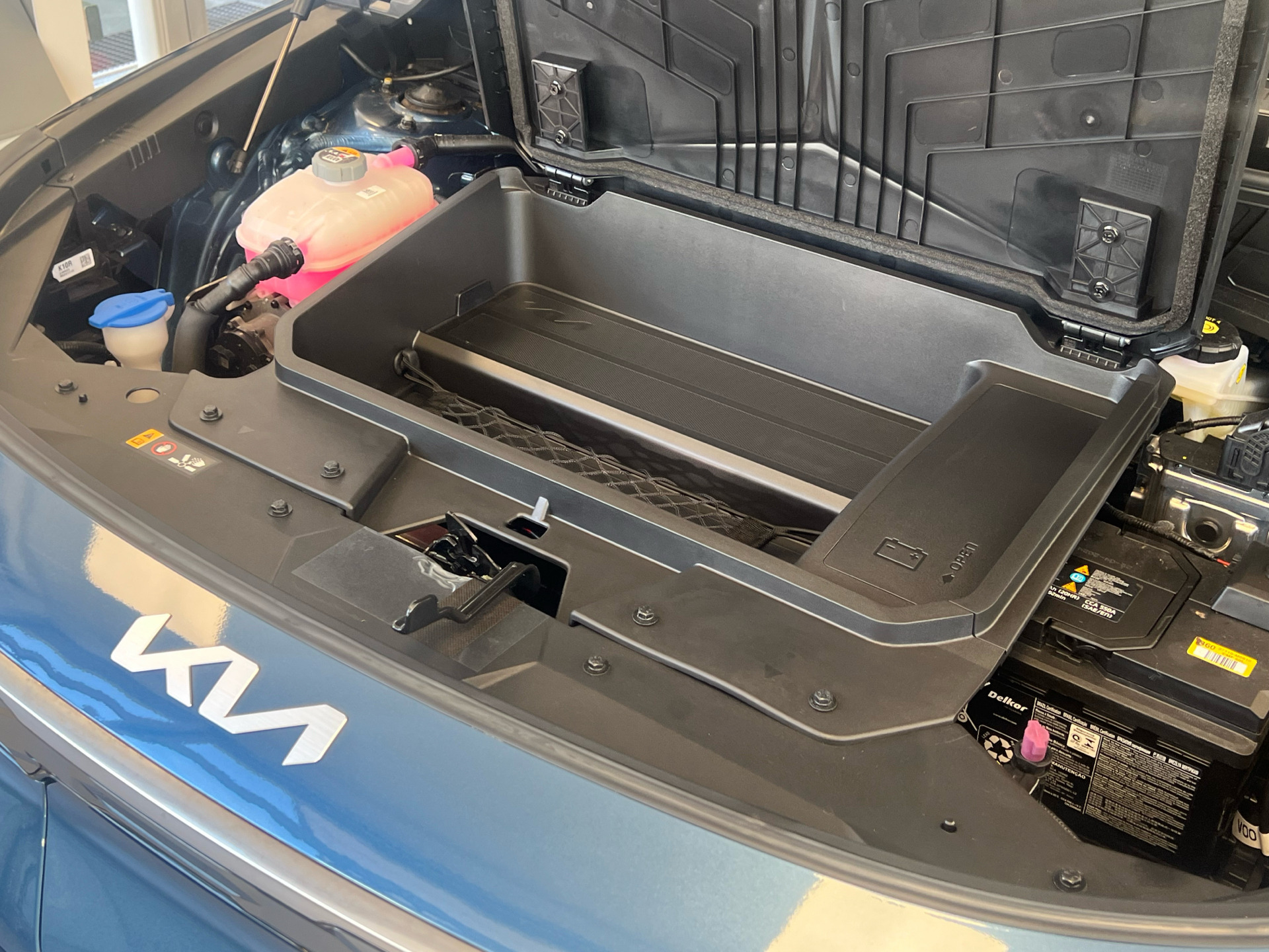 Blå Kia Niro EV fra 2025