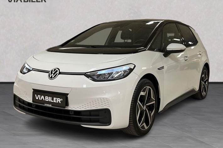 Hvid VW ID.3 fra 2023