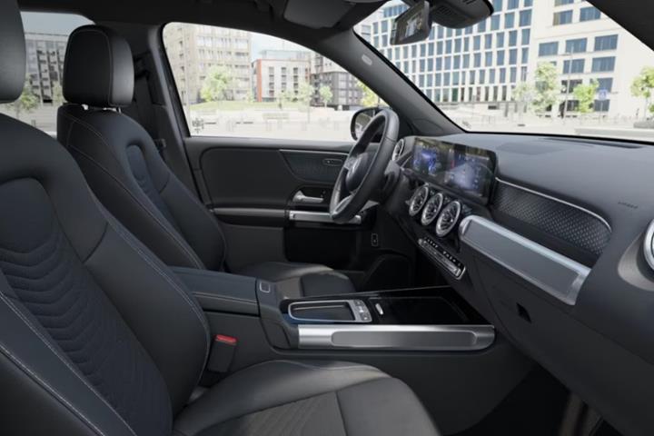 Sort Mercedes EQB350 fra 2025