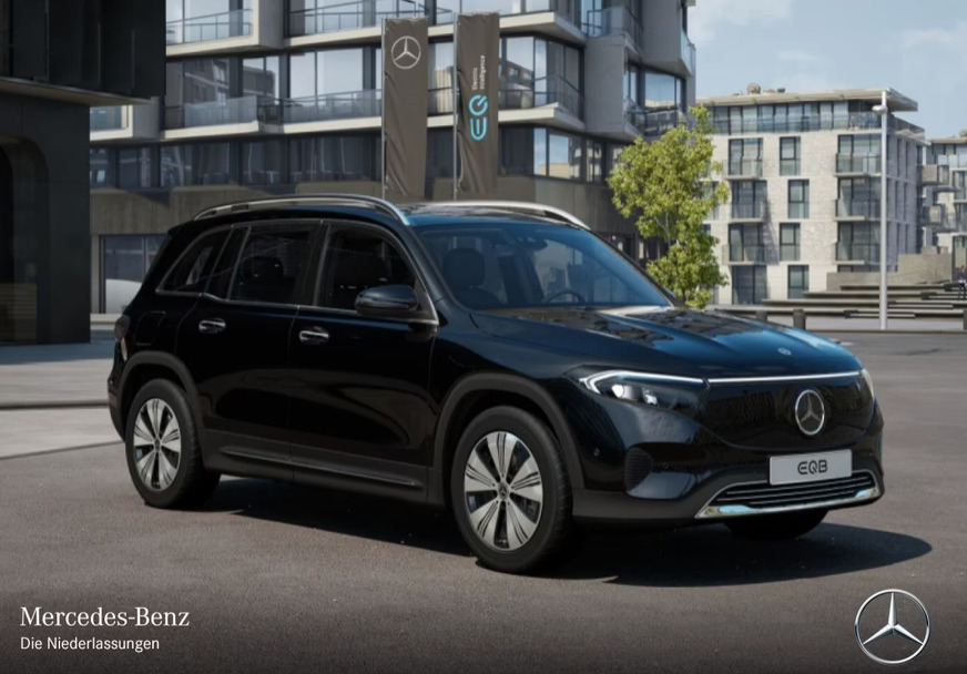 Sort Mercedes EQB250+ fra 2024