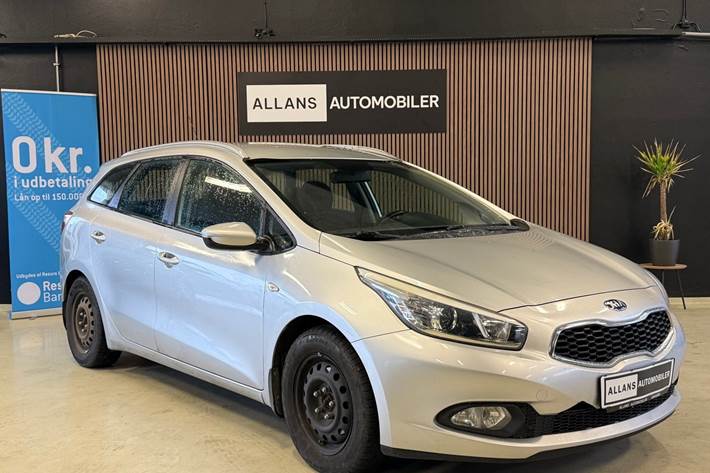 Grå Kia Ceed fra 2013