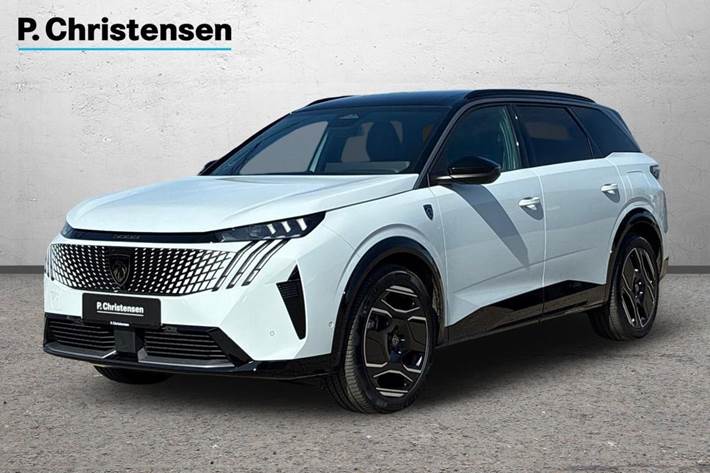 Hvid Peugeot e-5008 fra 2025