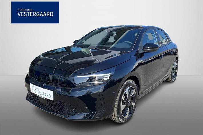 Sort Opel Corsa-e fra 2024