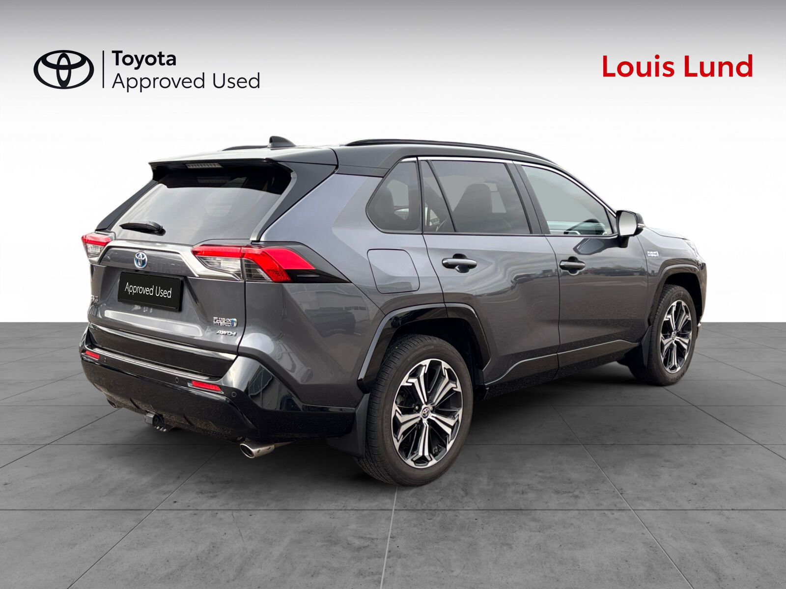 Grå Toyota RAV4 Plug-in fra 2024