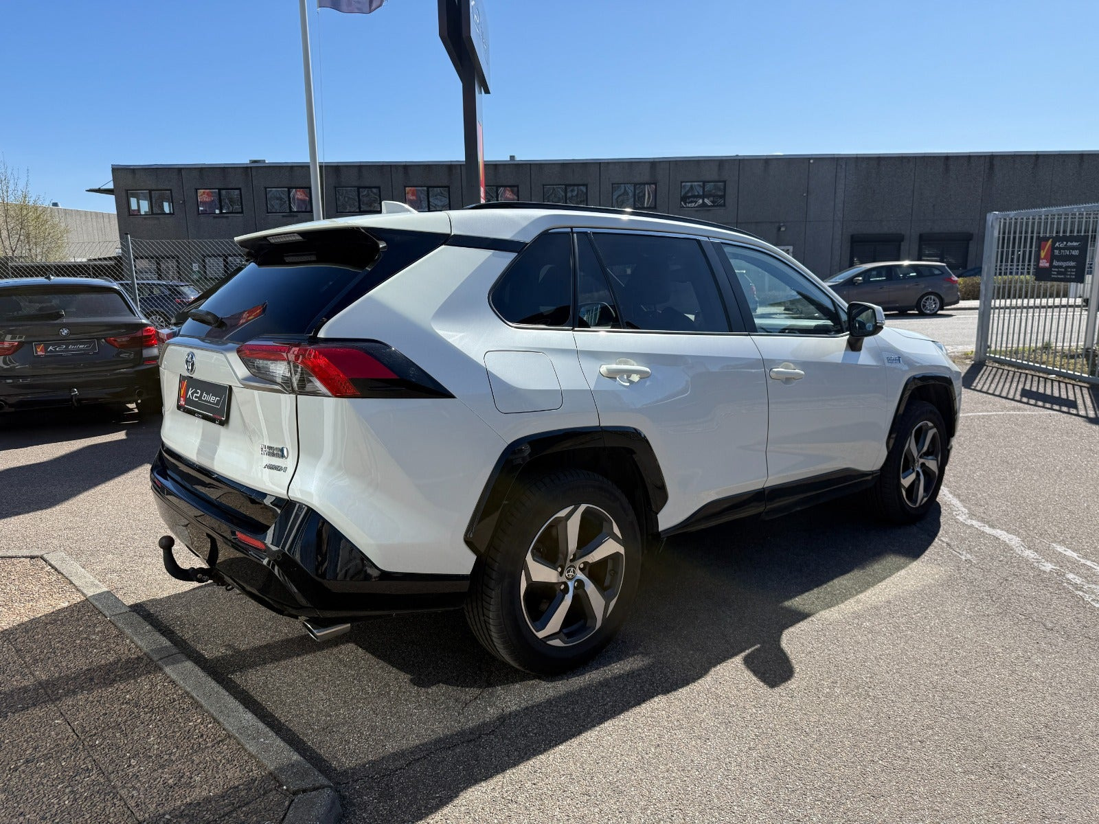 Hvid Toyota RAV4 fra 2022