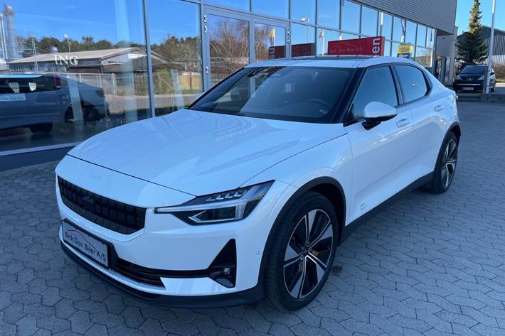 Hvid Polestar 2 fra 2023