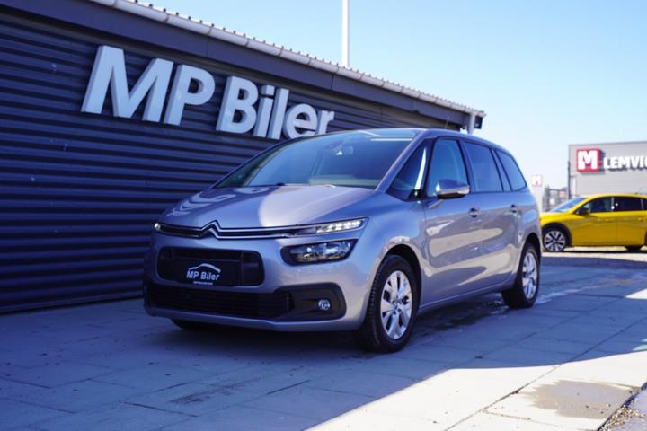 Sølv Citroën Grand C4 SpaceTourer fra 2019 set udefra