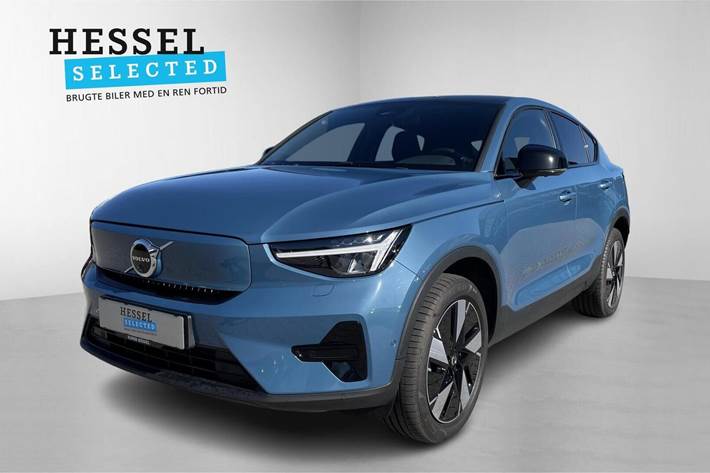 Blå Volvo EC40 fra 2025