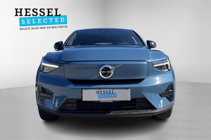 Blå Volvo EC40 fra 2025