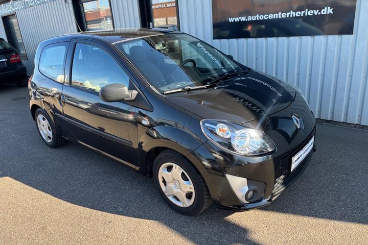 Sort Renault Twingo fra 2011 set udefra