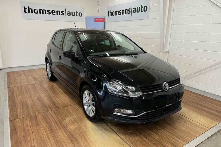 Sort VW Polo fra 2016