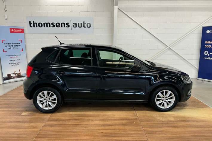 Sort VW Polo fra 2016