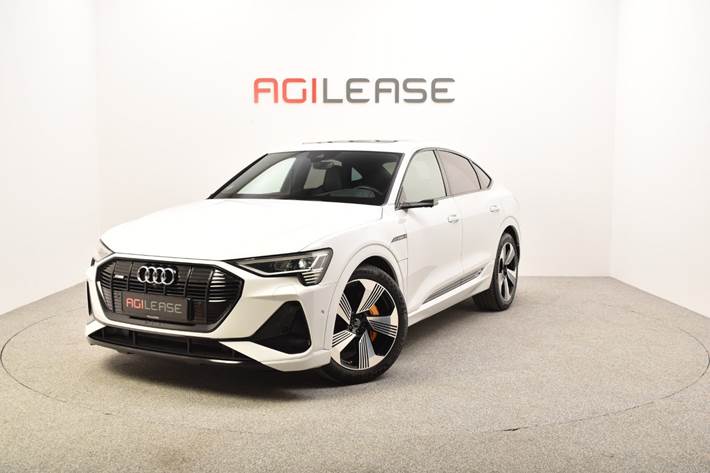 Hvid Audi e-tron fra 2020