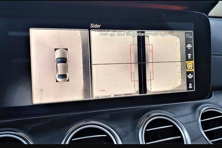 Sort Mercedes E220 d fra 2019