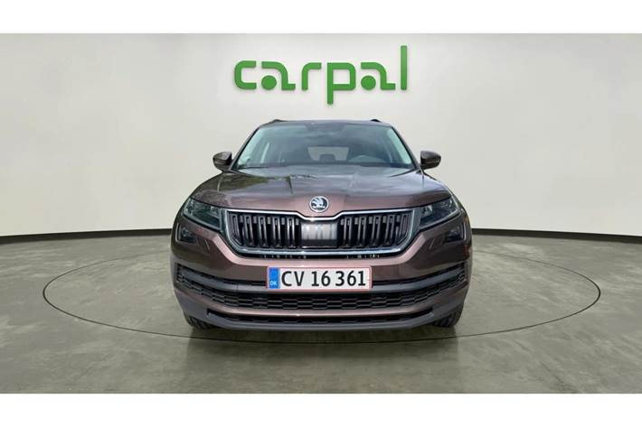 Brun Skoda Kodiaq fra 2020