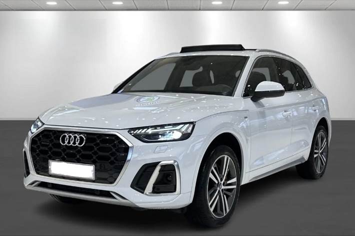 Hvid Audi Q5 fra 2023