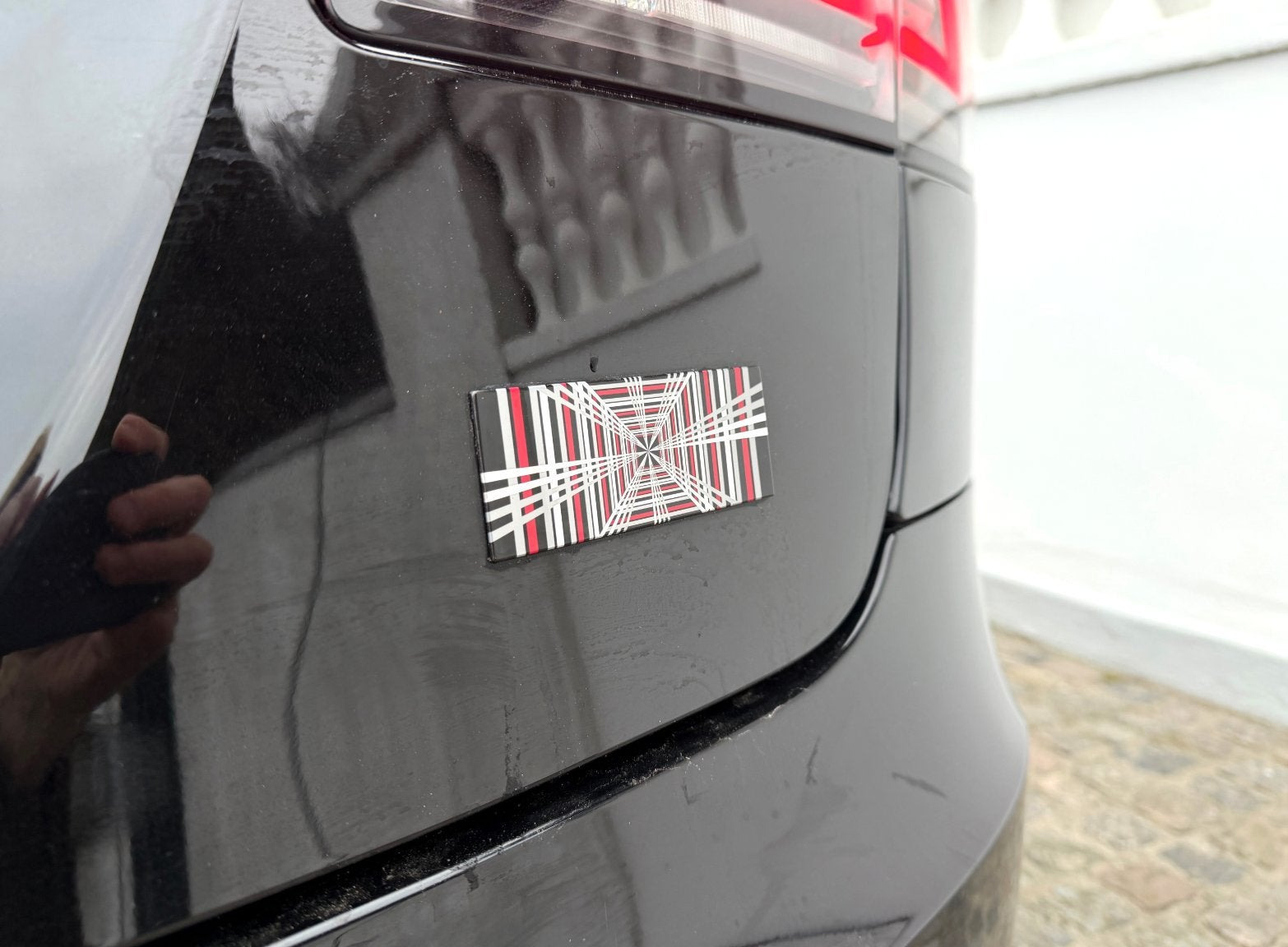 Sort Tesla Model S fra 2022