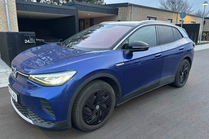 Blå VW ID.4 fra 2021