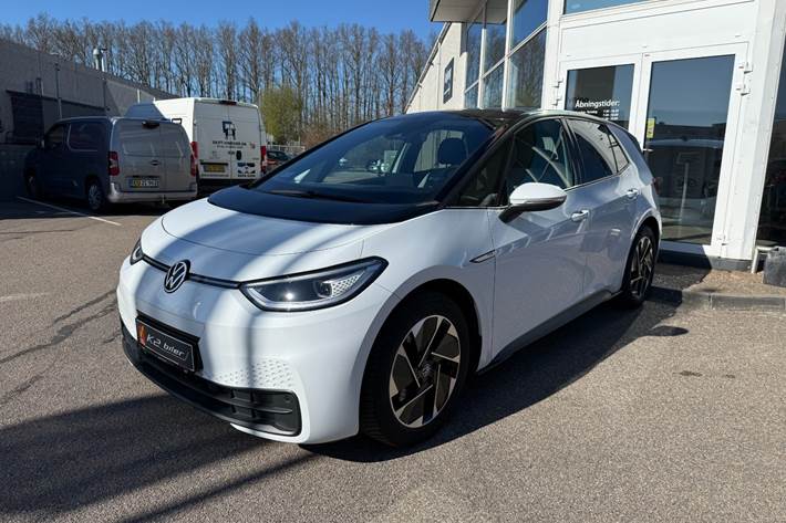Hvid VW ID.3 fra 2021