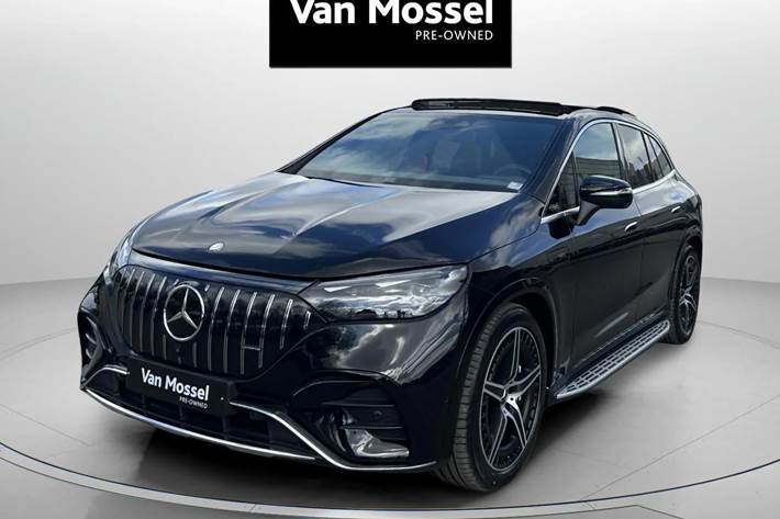 Sort Mercedes EQE43 SUV fra 2023