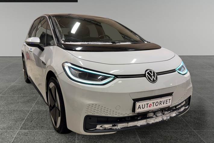 Hvid VW ID.3 fra 2020