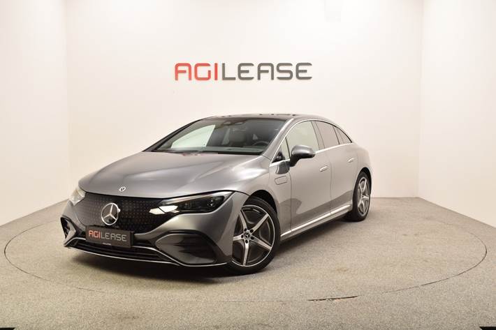 Grå Mercedes EQE350 fra 2023