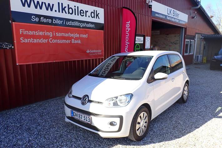 Hvid VW UP! fra 2017