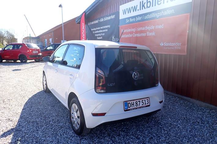 Hvid VW UP! fra 2017