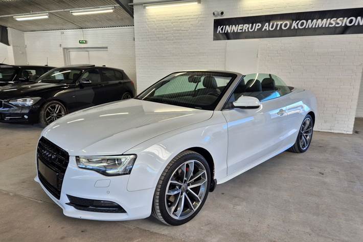 Hvid Audi A5 fra 2013