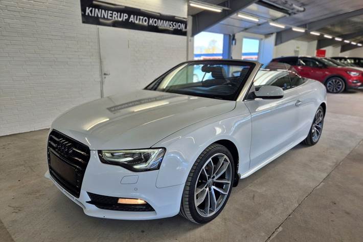 Hvid Audi A5 fra 2013