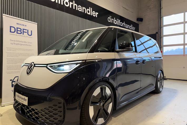 Blå VW ID.Buzz fra 2023