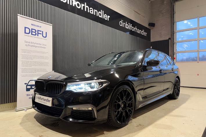 Sort BMW 540d fra 2017
