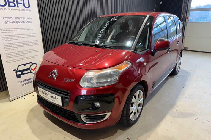 Rød Citroën C3 Picasso fra 2009